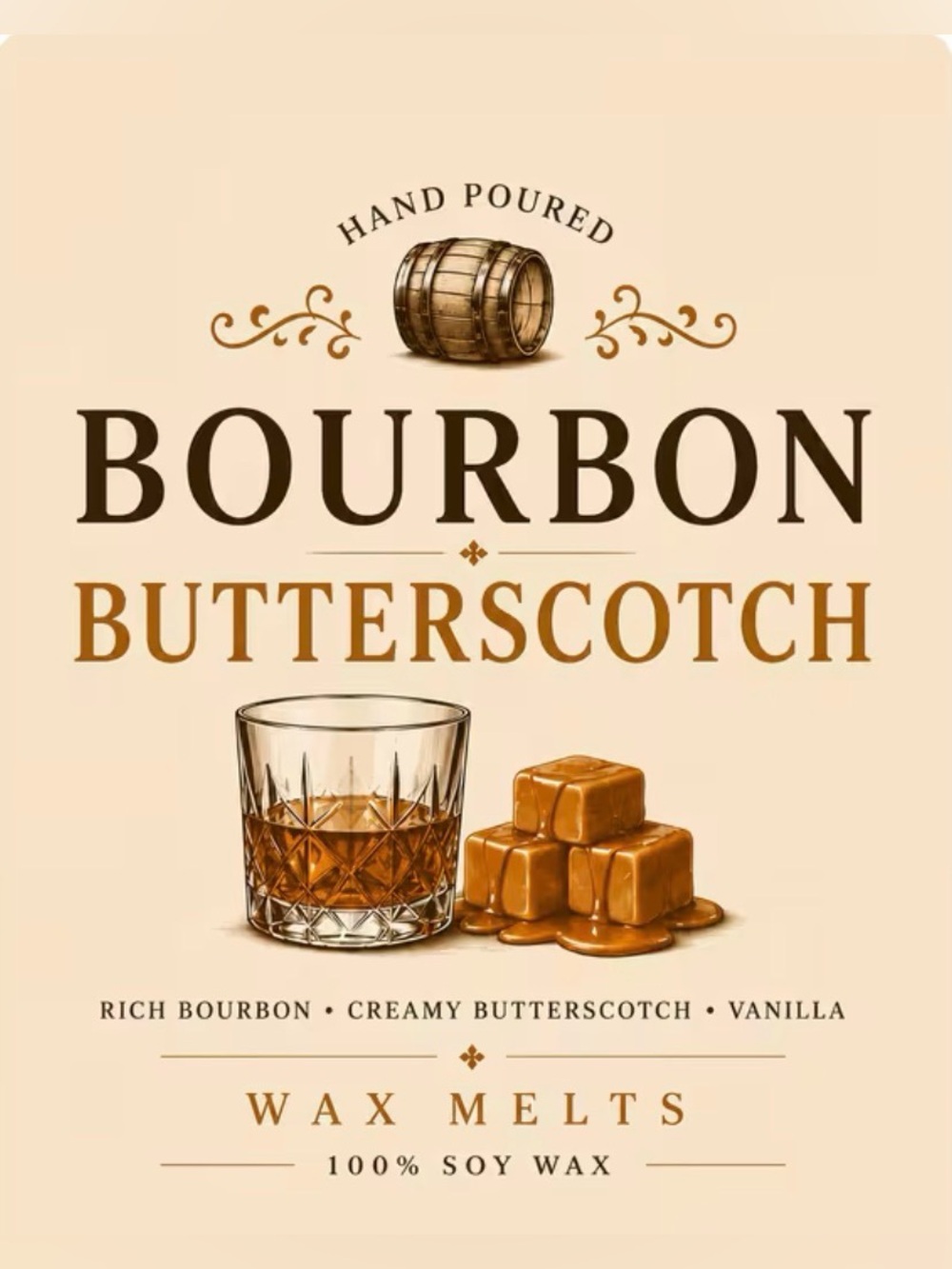 🥃🍬 Bourbon Butterscotch Wax Melts 🍬🥃 - Picture 3 of 3